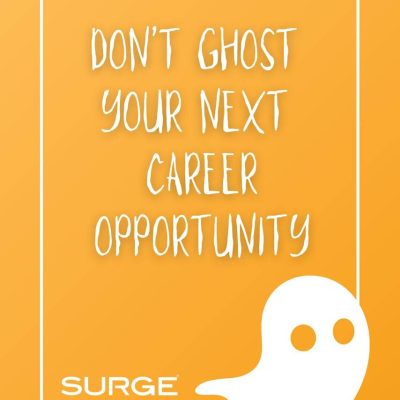 Halloween job fair hosted by an employment agency